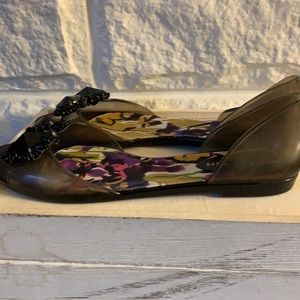Madden girl peep toe slides